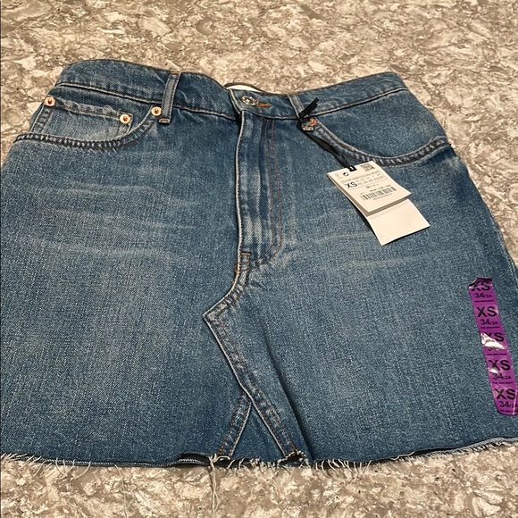 Zara Denim - Zara Woman Blue Denim Jean Mini Skirt